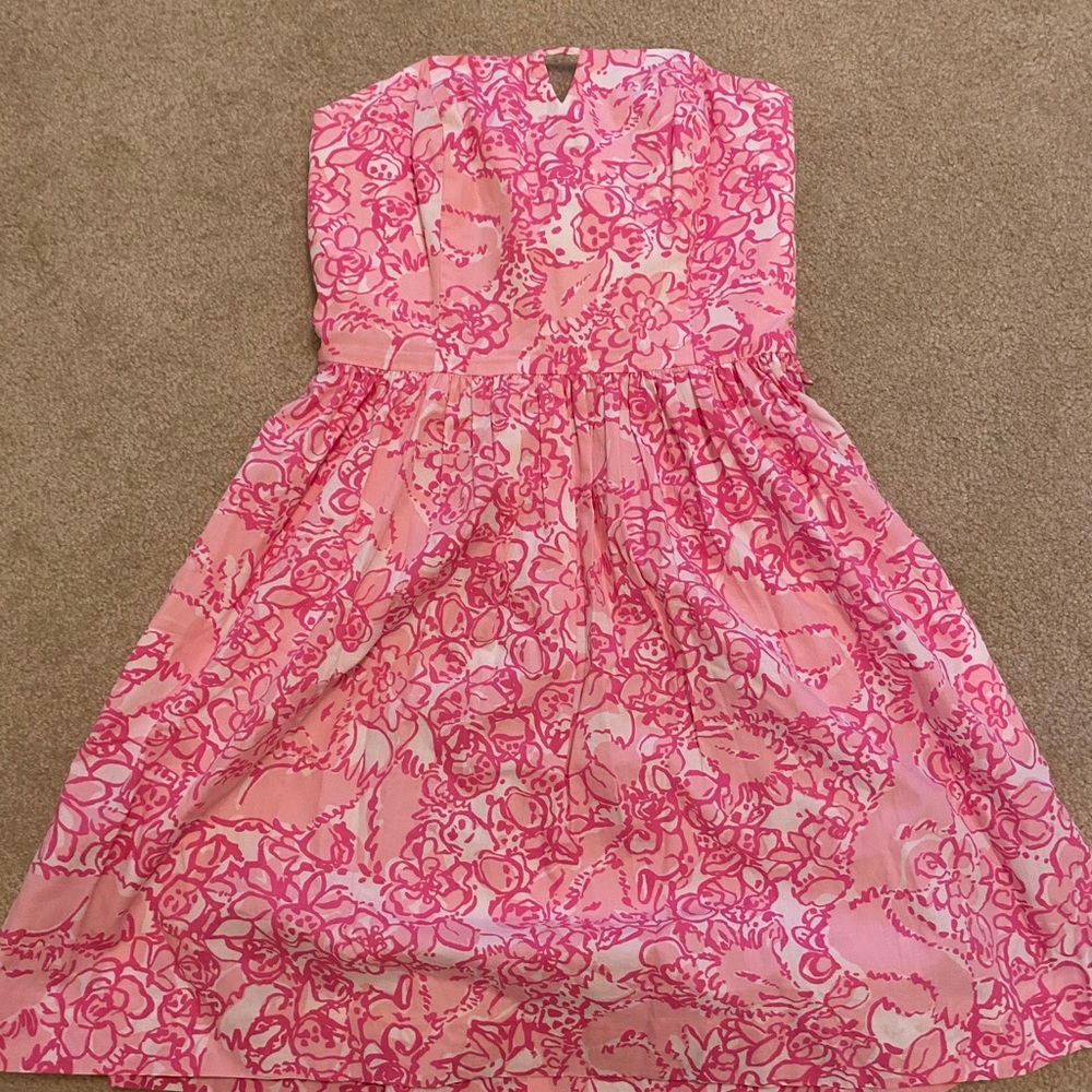 Lilly Pulitzer strapless dress